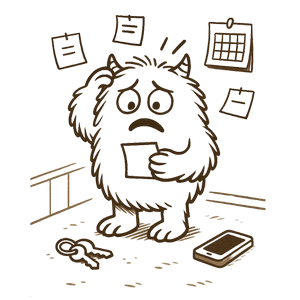 Memory Problems Monster - Password Reset